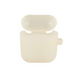 Чохол для навушників AirPods 2 Slim luminescent Білий (White) + карабін 92215 фото 3