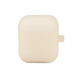 Чохол для навушників AirPods 2 Slim luminescent Білий (White) + карабін 92215 фото 1