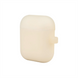 Чохол для навушників AirPods 2 Slim luminescent Білий (White) + карабін 92215 фото 2