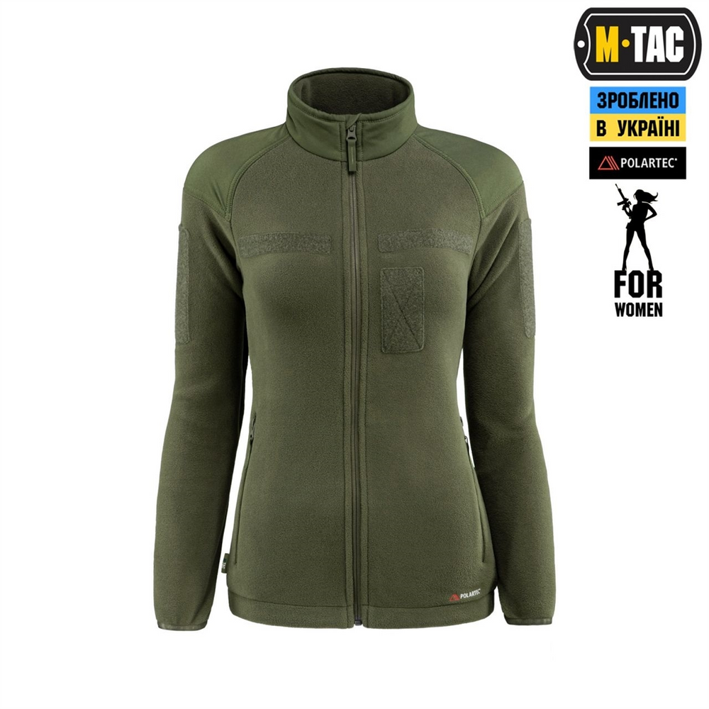 Куртка M-Tac Combat Fleece Polartec Jacket Lady Зелена (Army Olive) (XL/R) 229704 фото