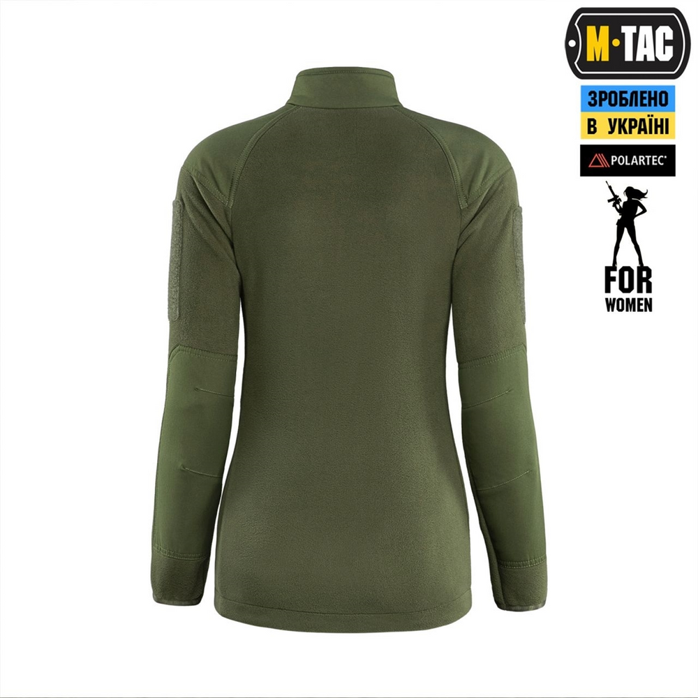 Куртка M-Tac Combat Fleece Polartec Jacket Lady Зелена (Army Olive) (XL/R) 229704 фото