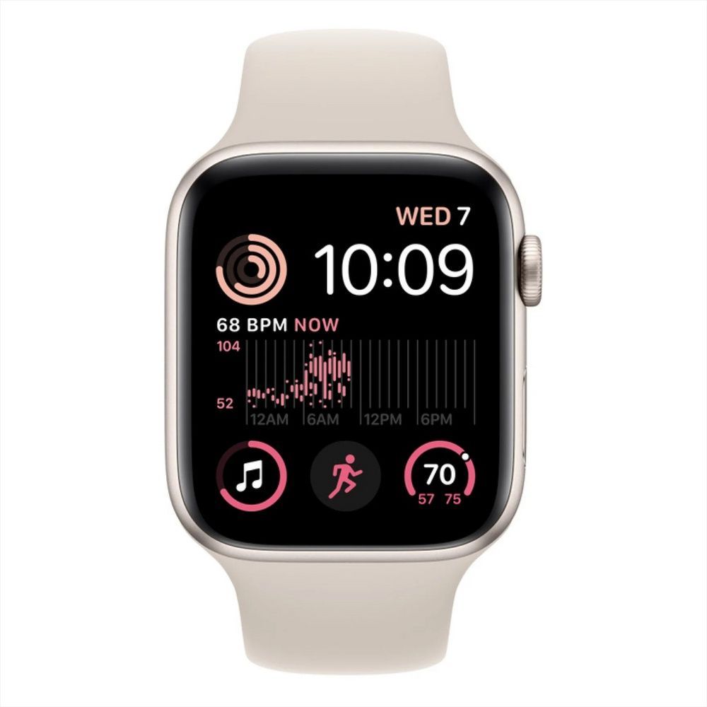 Смарт-годинник Apple Watch SE 2 GPS + Cellular 44mm Starlight Aluminium Case w. Starlight Sport Band - S/M 195900 фото
