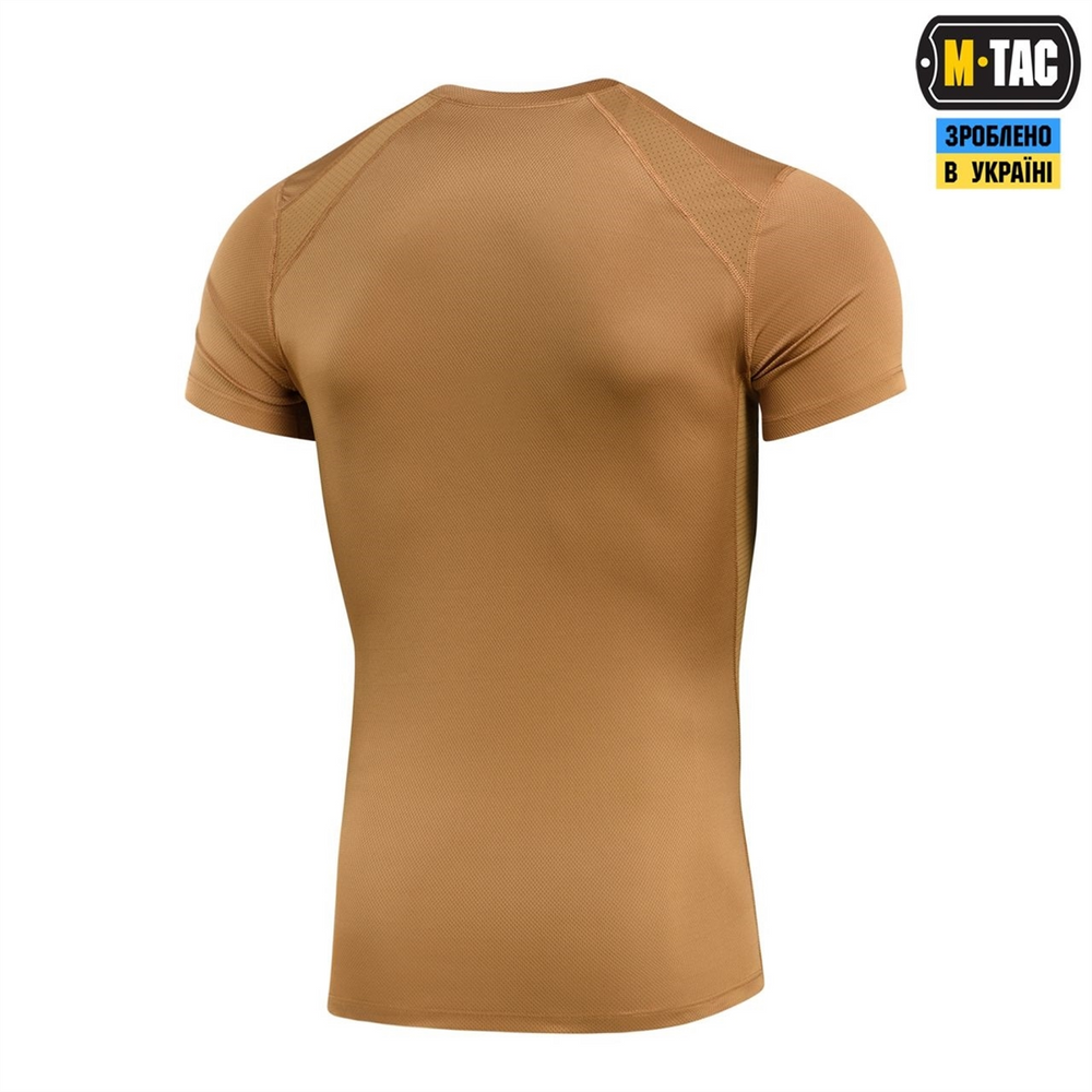 Футболка M-Tac потовідвідна Athletic Gen. 2 M Коричнева (Coyote Brown) 221057 фото