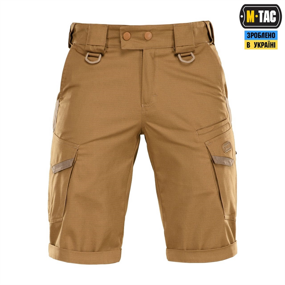 Шорти M-Tac Aggressor Gen.II Flex Коричневі (Coyote Brown) (XS) 225493 фото