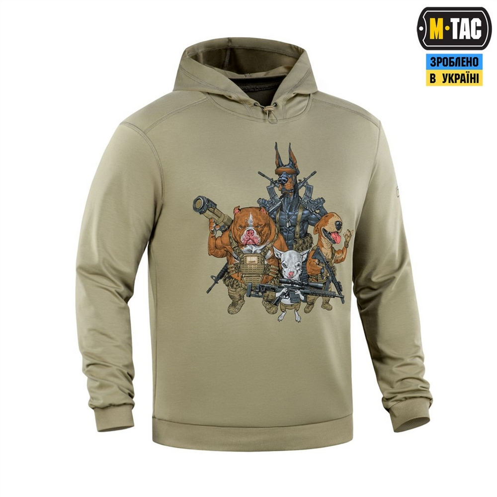 Кофта M-Tac Hoodie Rex Team Бежева (Tan) (S) 228706 фото
