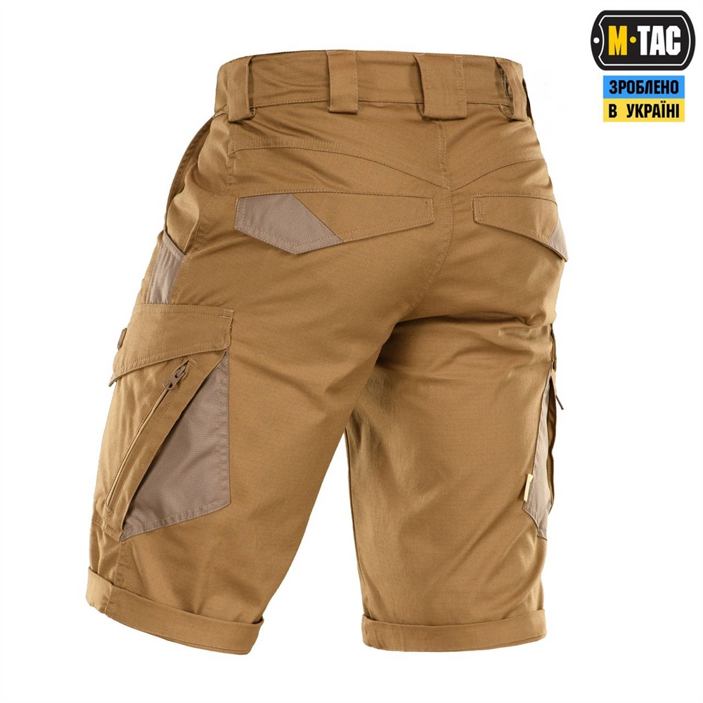 Шорти M-Tac Aggressor Gen.II Flex Коричневі (Coyote Brown) (XS) 225493 фото
