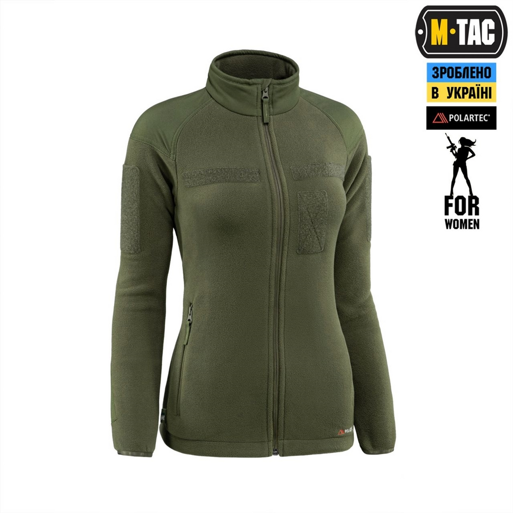 Куртка M-Tac Combat Fleece Polartec Jacket Lady Зелена (Army Olive) (XL/R) 229704 фото