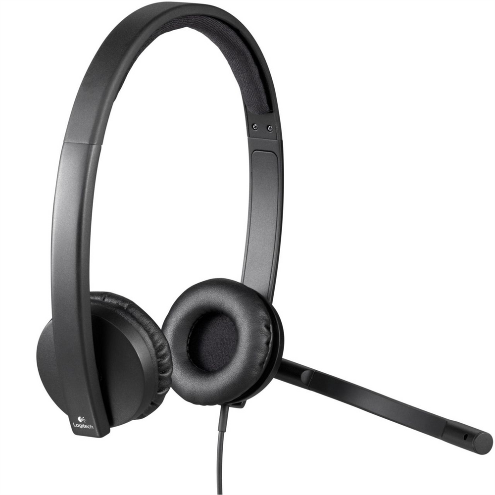 Навушники накладні Logitech H570e Teams Stereo USB-A (981-001430) Чорні (Black) 210266 фото