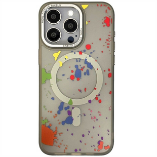 Чохол накладка для iPhone 15 Pro TPU+PC Flush with Magnetic Fit Сіра (Titanium Grey) 264559 фото