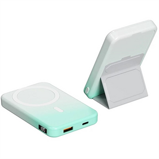 PowerBank 10000 mAh JJT-A27-1 PD20W+QC 22.5W MagSafe Wireless PD20W Білий (White Green) 155951 фото