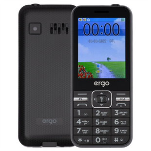 Мобільний телефон Ergo E281 Dual Sim Black 126446 фото