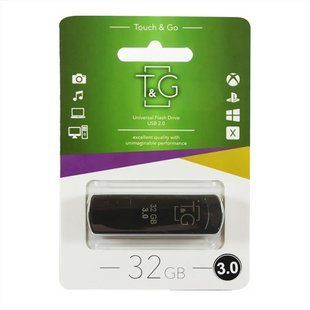 USB Флеш 32Gb T&G 011 Classic Series (TG011-32GB3BK) 3.0 Чорна (Black) 211083 фото