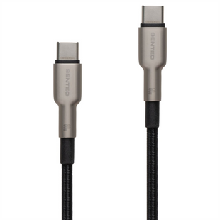 USB кабель Senteo SM-03 Iron Type-C to Type-C 60W 1м Чорний (Black) 198014 фото