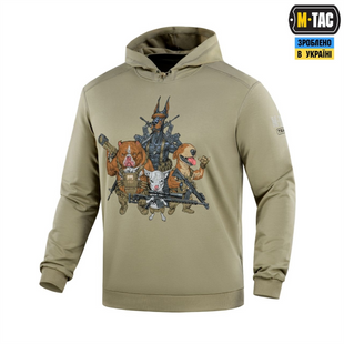Кофта M-Tac Hoodie Rex Team Бежева (Tan) (S) 228706 фото