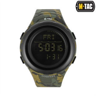 Годинник тактичний тактичний M-Tac 2166 Зелений (Camo) 221243 фото