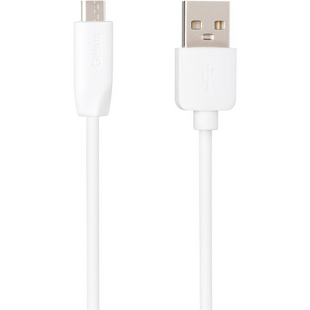 USB кабель Gelius One GP-UC115 Micro-USB Білий (White) 108909 фото