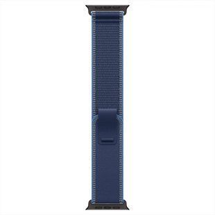 Ремінець для годинника Apple Watch 49mm Trail Loop Band Black Titanium Finish (S/M) Синій (Blue Bright) (MG9Q4) 246078 фото