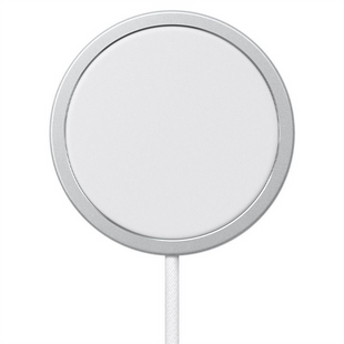 Зарядний пристрій бездротовий MagSafe Charger for Apple 25W (AAA) (box) Білий (White) 166529 фото