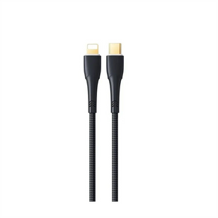 USB кабель Remax RC-C063 Bosu USB Type-C - Lightning (6954851207016) 20W 1.2м Чорний (Black) 169757 фото