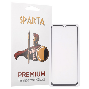 Захисне скло для TECNO Spark 9 Pro 6D UA Sparta Чорне (Black) 107515 фото