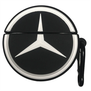 Чохол для навушників AirPods 3 Brand + карабін Чорний (Black) 193583 фото