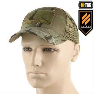 Бейсболка M-Tac з сіткою Elite NYCO Extreme S/M (40600008-S/M) Зелена (Multicam) 217564 фото