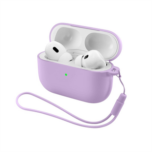 Чохол для навушників AirPods Pro 3 ArmorStandart Silicone Case with straps (with loop) (ARM88298) Фіолетовий (Purple) 253336 фото