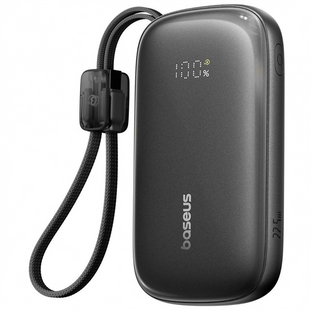 PowerBank 10000 mAh EnerFill Qpow 3 Ultra 22.5W Чорний (Black) 246823 фото
