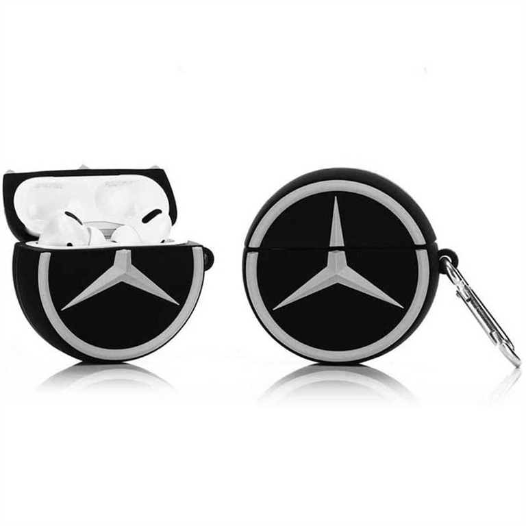 Чохол для навушників AirPods 3 Brand + карабін Чорний (Black) 193583 фото