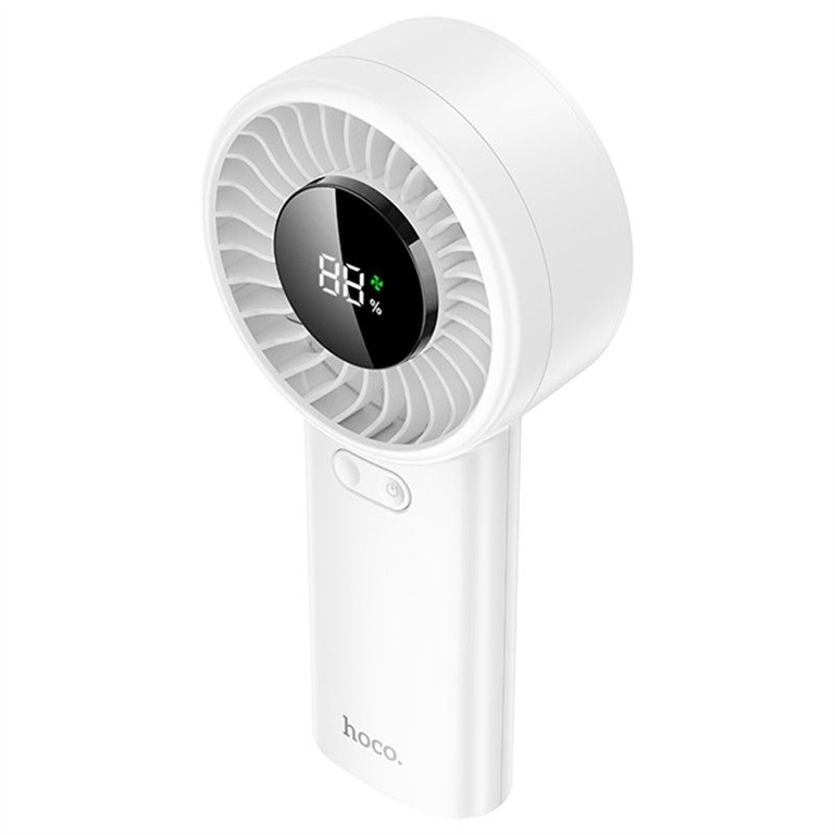 Вентилятор портативний Hoco HX62 Endless handheld fan 6000 mAh Білий (White) 193012 фото