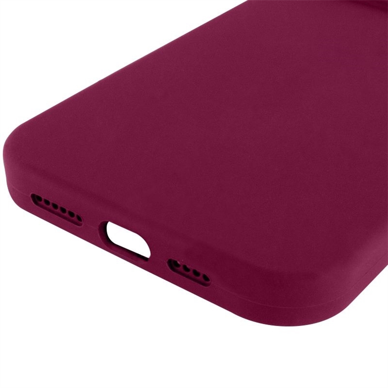 Чохол накладка для iPhone 16 Pro Max Silk Full Protective (AA) NO LOGO Бордова (Maroon) 261431 фото