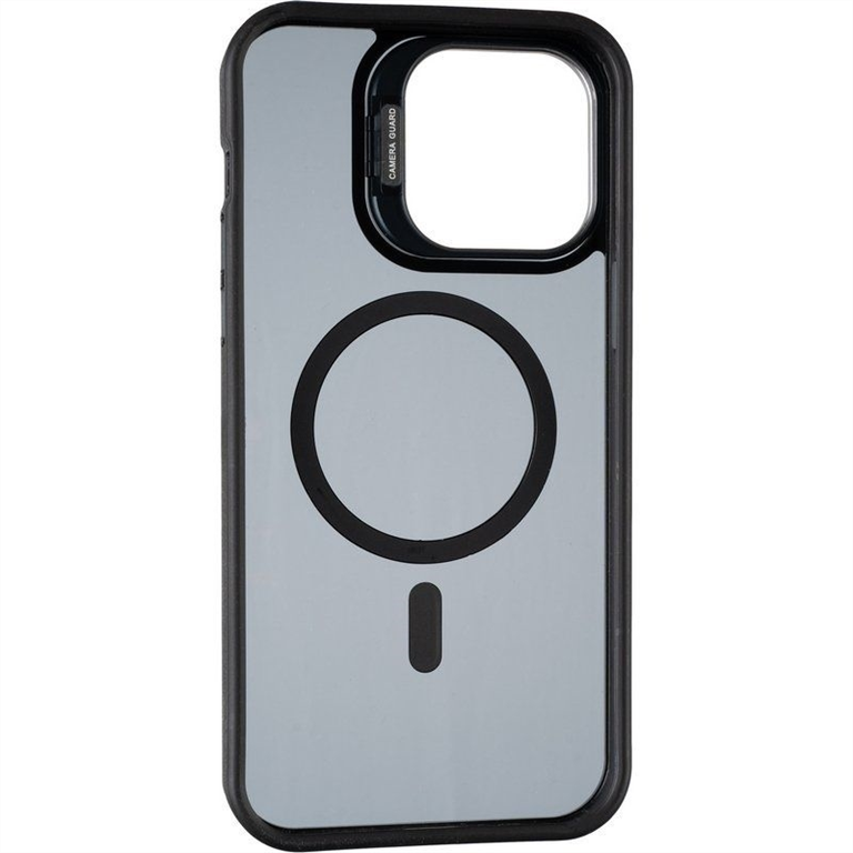 Чохол накладка для iPhone 15 Elegant Bumper Case MagSafe Чорна (Black) 182801 фото