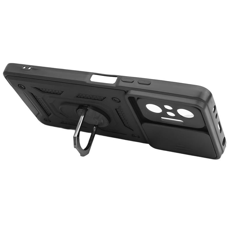 Чохол накладка для Xiaomi Redmi Note 10 Pro/10 Pro Max Ummi Camshield Serge Ring Чорна (Black) 263126 фото