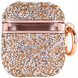 Чохол для навушників AirPods 2 TPU Bling World Rock Diamond Рожевий (Pink) 193549 фото 4