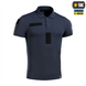 Поло M-Tac ДСНС 65/35 Синє (Dark Navy Blue) (XL) 232200 фото 2