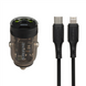 Автомобільний зарядний пристрій Borofone BZ29A 34W 1USB+1Type-C + кабель Lightning Чорний (Black) 127755 фото 1