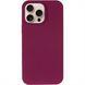 Чохол накладка для iPhone 16 Pro Max Silk Full Protective (AA) NO LOGO Бордова (Maroon) 261431 фото 1