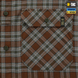 Сорочка M-Tac Lumberjack Cotton Shirt Коричнева Сіра (Brown Grey) (S/R) 233232 фото 3