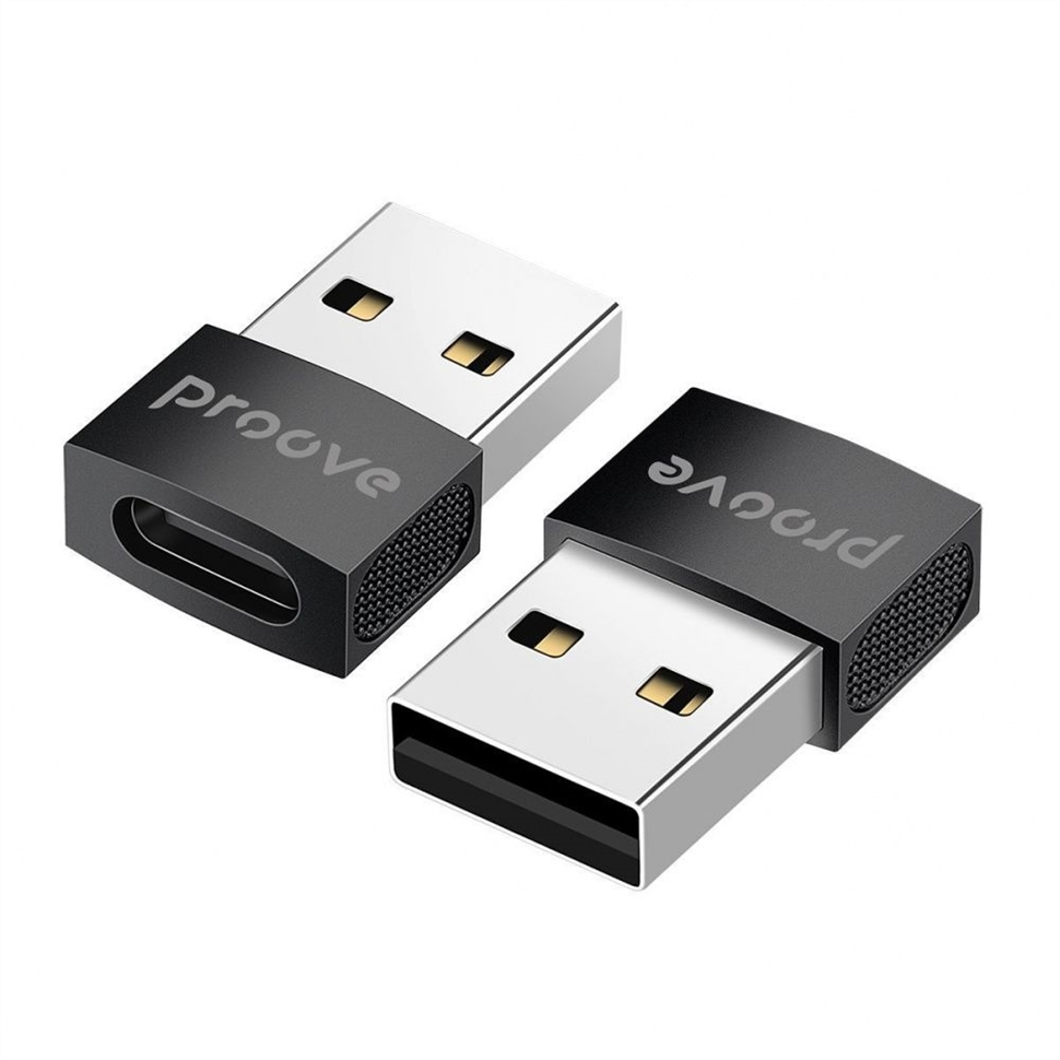 OTG кабель Proove Extension Type-C to USB Чорний (Black) 170783 фото