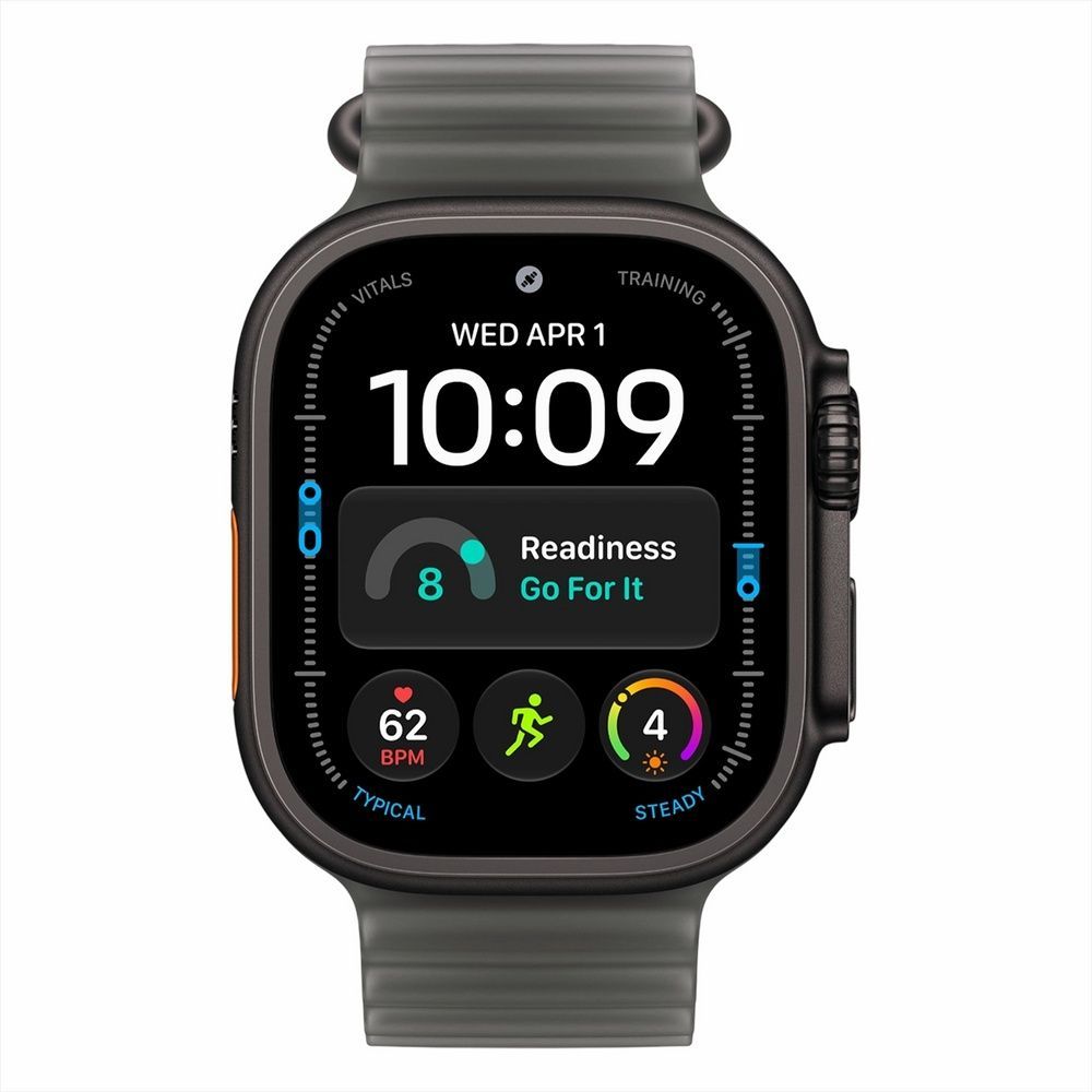 Смарт-годинник Apple Watch Ultra 4 GPS + Cellular 49mm Black Titanium Case with Translucent Black Ocean Band (MJAY4) 269017 фото