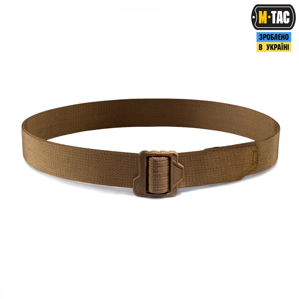 Ремінь M-Tac Double Duty Tactical Belt Hex L Коричневий (Coyote) 220450 фото