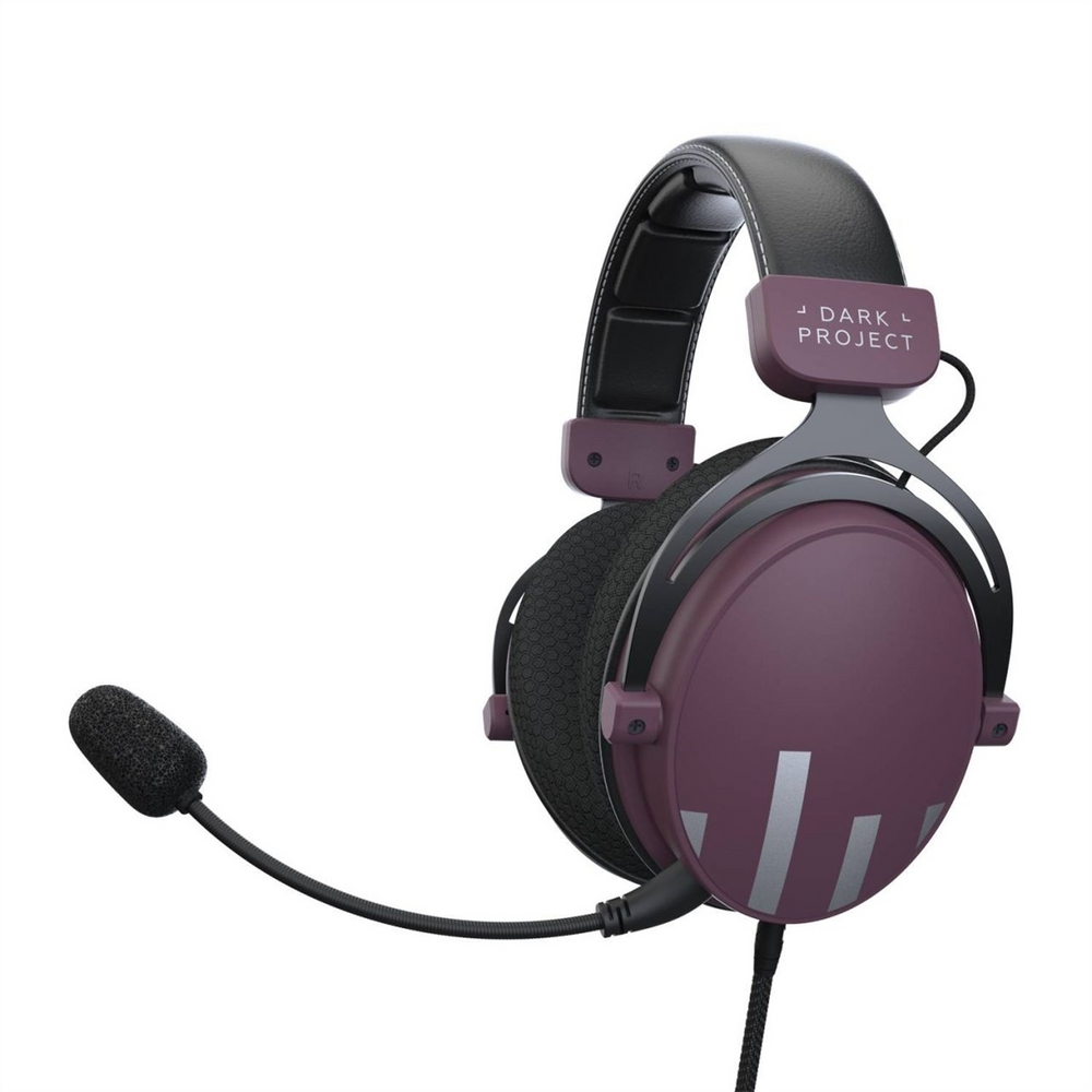 Навушники накладні Dark Project Gaming HS4 Wired (DPO-HS-5004) Фіолетові Чорні (Purple Black) 210294 фото