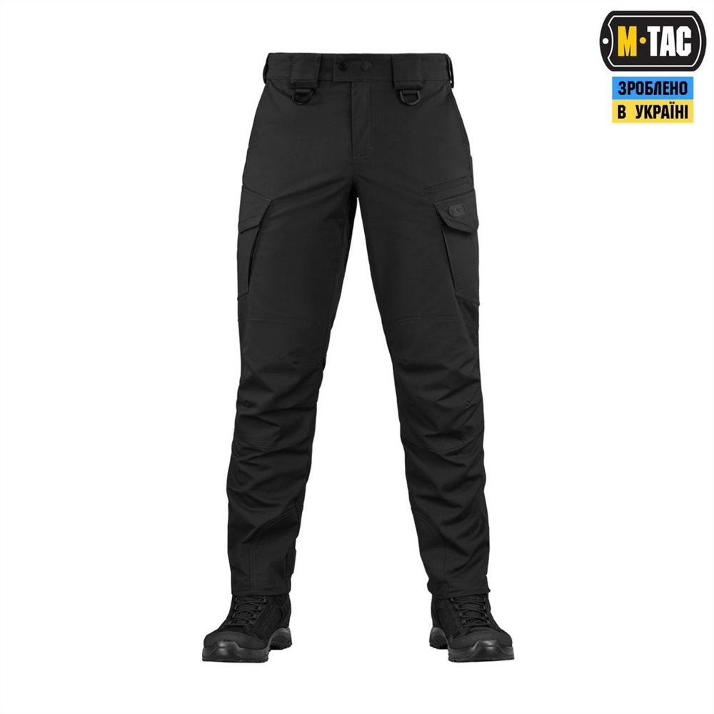 Штани M-Tac Aggressor Gen.II Flex 44/32 Чорні (Black) 217772 фото