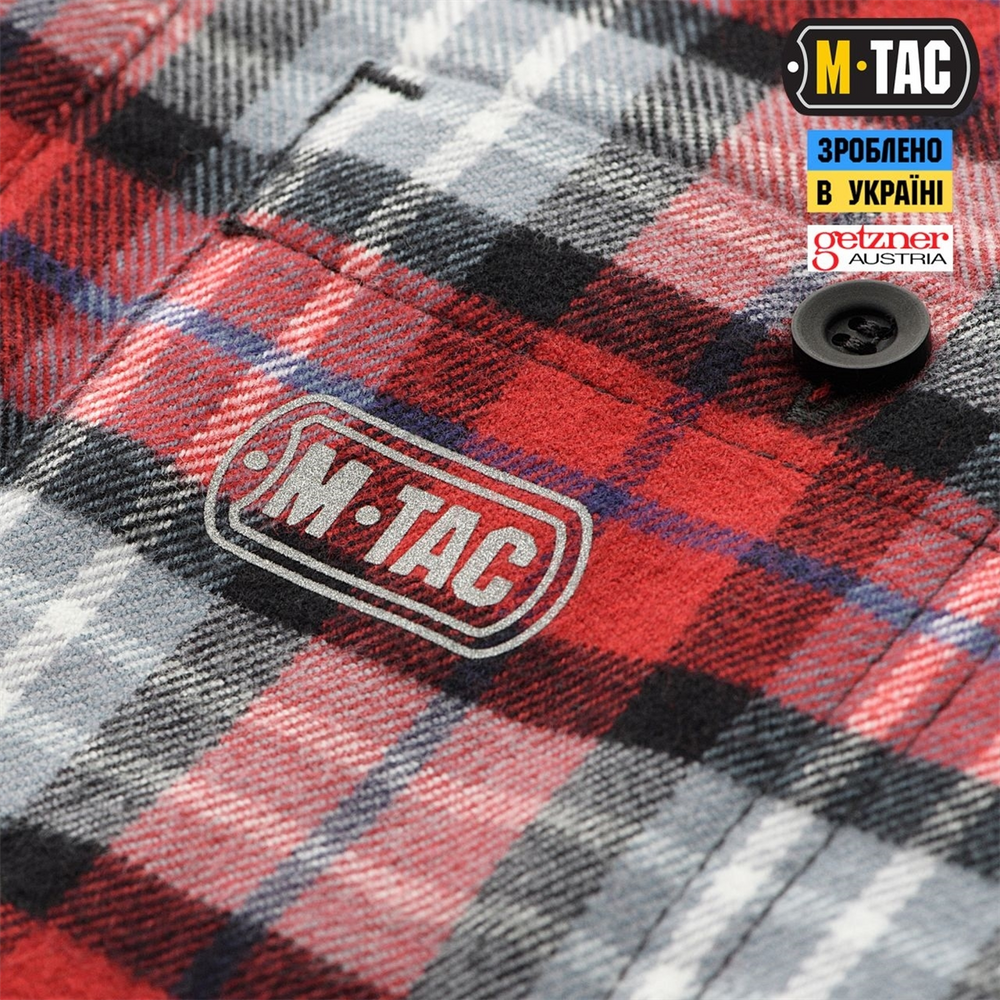Сорочка M-Tac Redneck Cotton Shirt Червона (Red) (XS/R) 233310 фото
