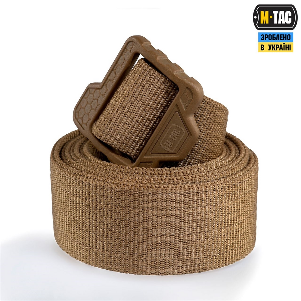 Ремінь M-Tac Double Duty Tactical Belt Hex L Коричневий (Coyote) 220450 фото