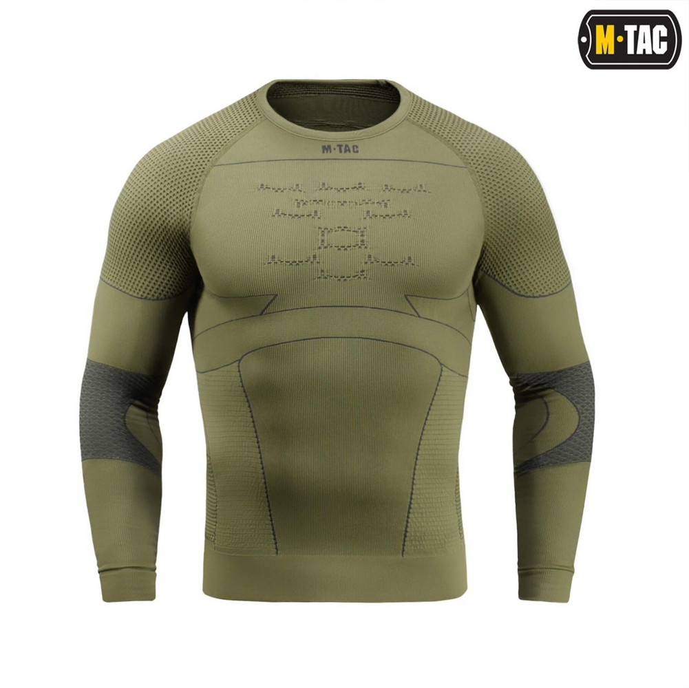 Термосорочка M-Tac компресійна Зелена Сіра (Ranger Green Dark Grey) (L) 233849 фото