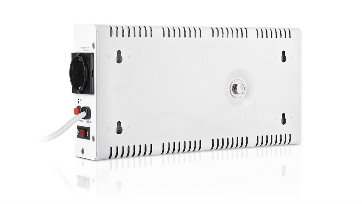 Стабілізатор напруги REAL-EL Stab Slim-1000 Білий (White) 174404 фото