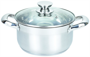 Кастрюля Gusto Force GT-1107-24 24см 6.1л Срібна (Silver) 156684 фото