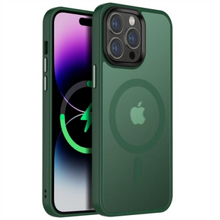 Чохол накладка для iPhone 12 Pro Max Ummi Colorful with Magnetic Fit Зелена (Dark Green) 262648 фото