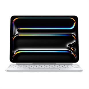 Клавіатура бездротова Apple Magic Keyboard with Trackpad for iPad Pro 11"- 5th [M4, M5] (MWR03) Біла (White) 201372 фото